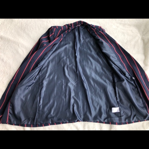 Stunning Striped Long Blazer/Overcoat - Picture 5 of 8